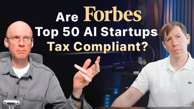 World of Tax #1 • Only 16% of Forbes Top B2C AI Companies Are Tax Compliant, How Can They Fix it?